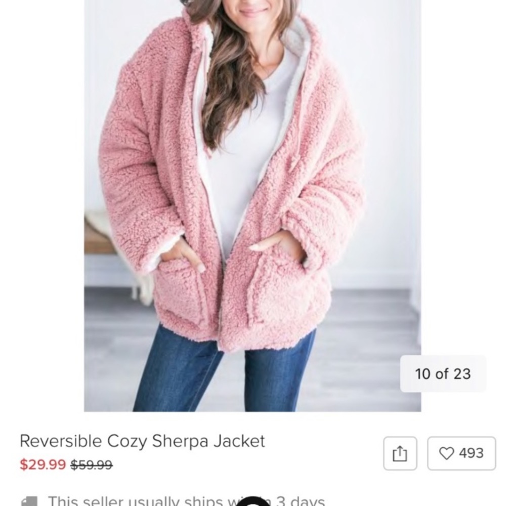 Sherpa reversible jacket